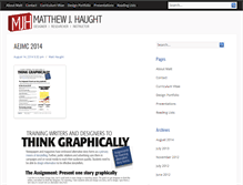 Tablet Screenshot of mattjhaught.com